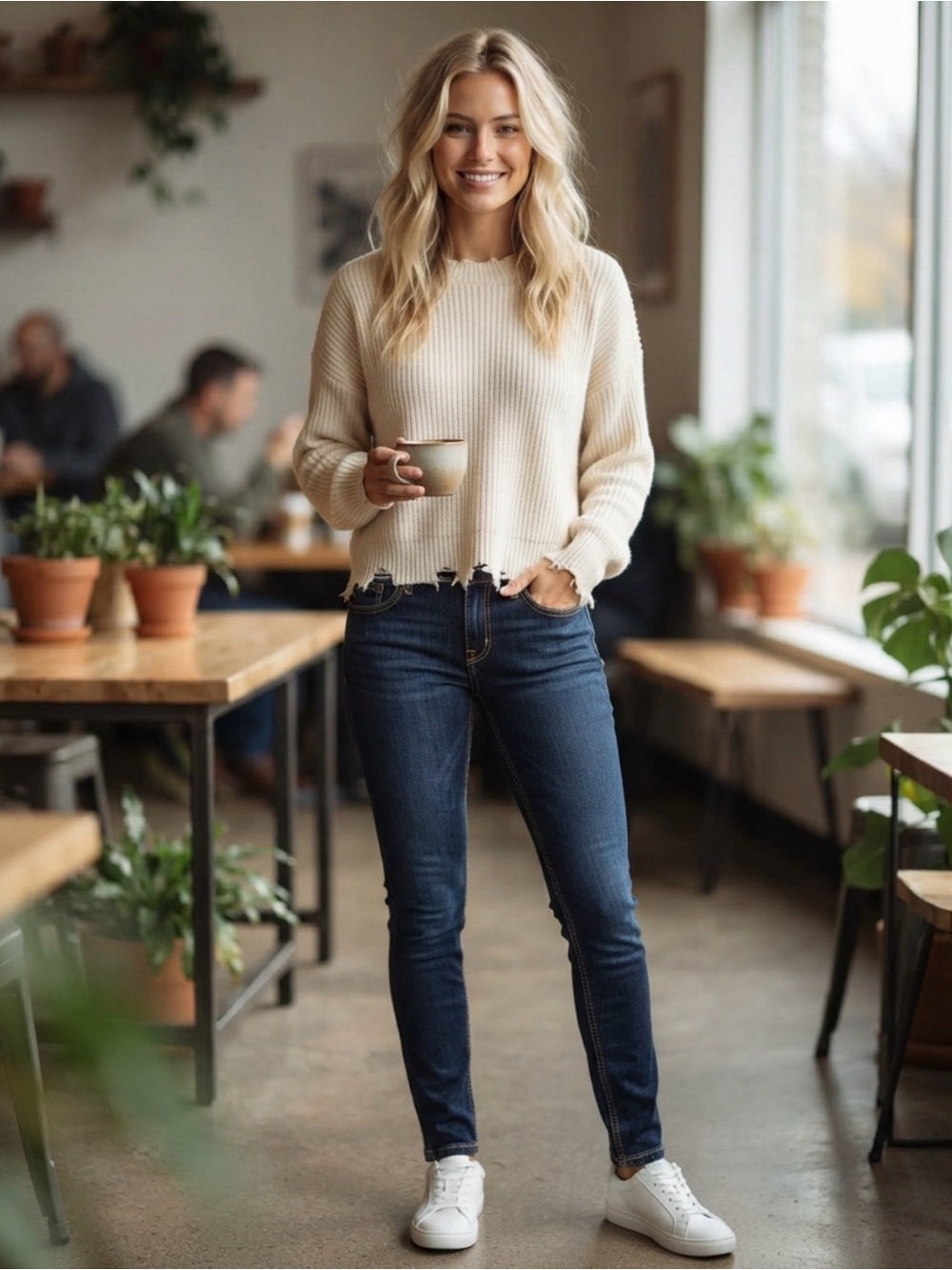 BONGO Dark Blue Skinny Jeans for Women